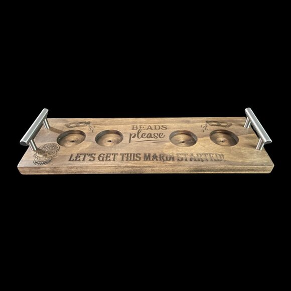 Bourbon Flight Board Flights Bourbon Pine Wood Serving Trays Tasting Boards - Picture 5 of 7